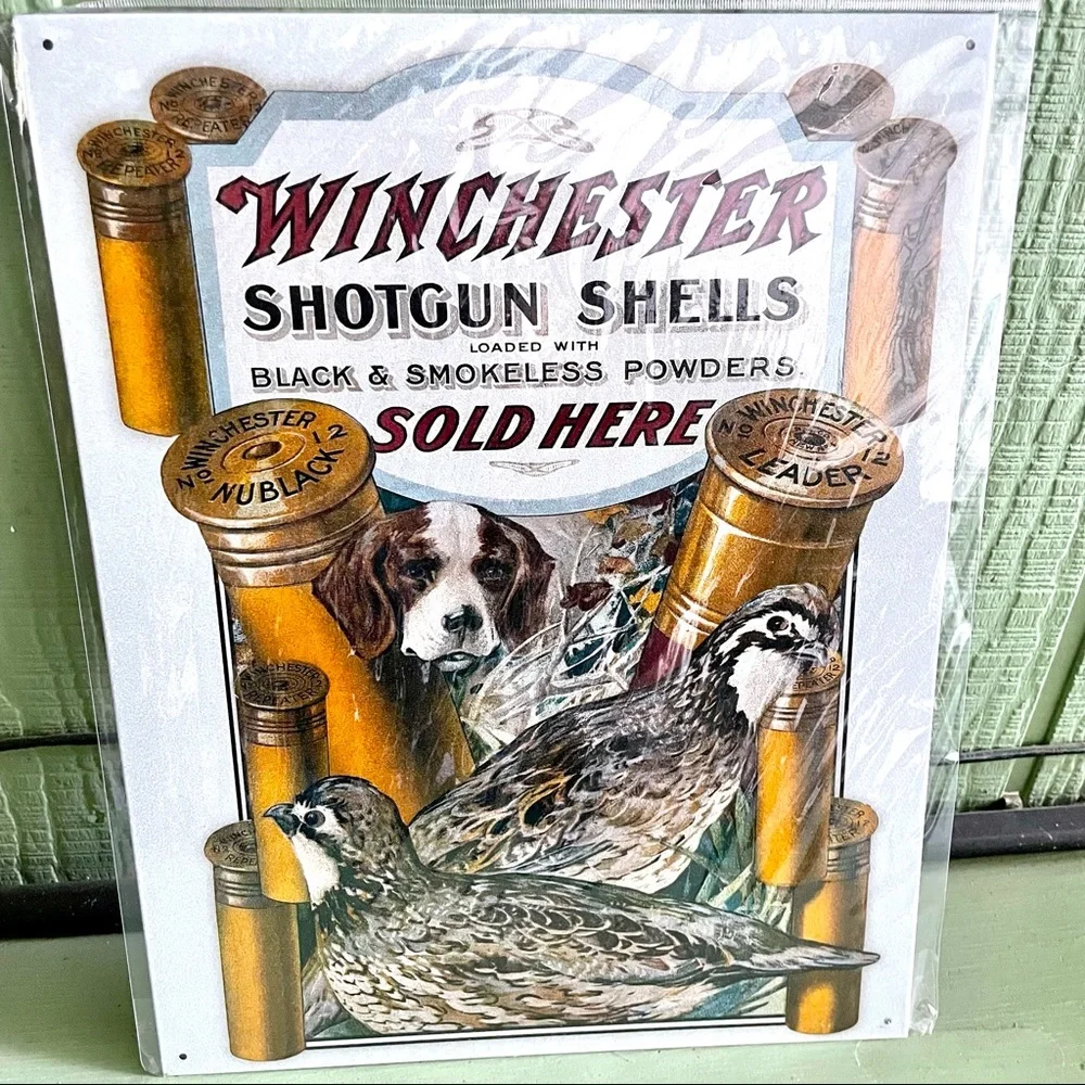 NEW Winchester Metal Sign